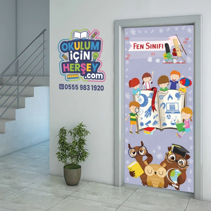 Fen Sınıfı Kapı Giydirme 43