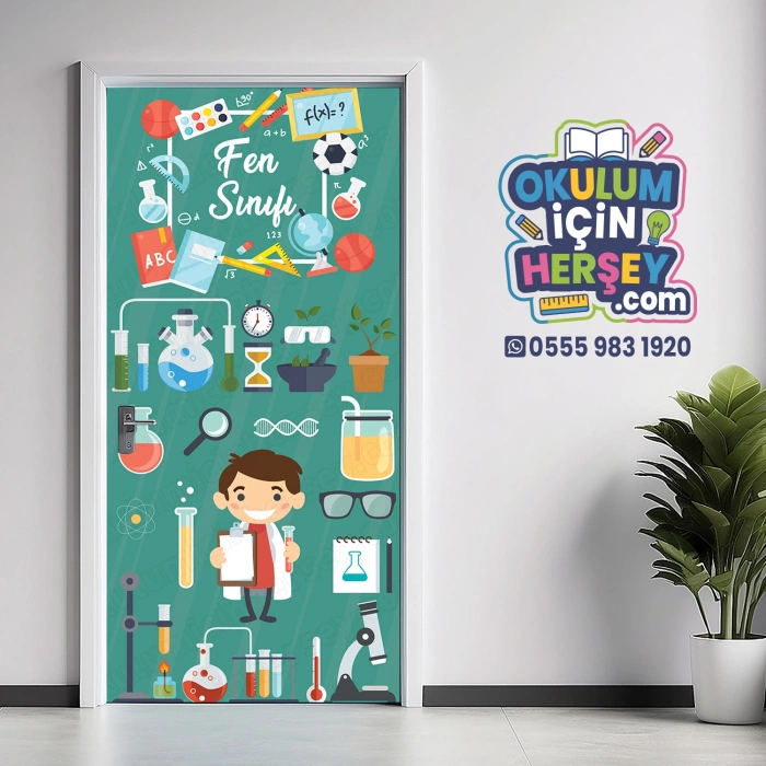 Fen Sınıfı Kapı Giydirme 51