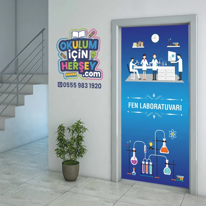 Fen Sınıfı Kapı Giydirme 53