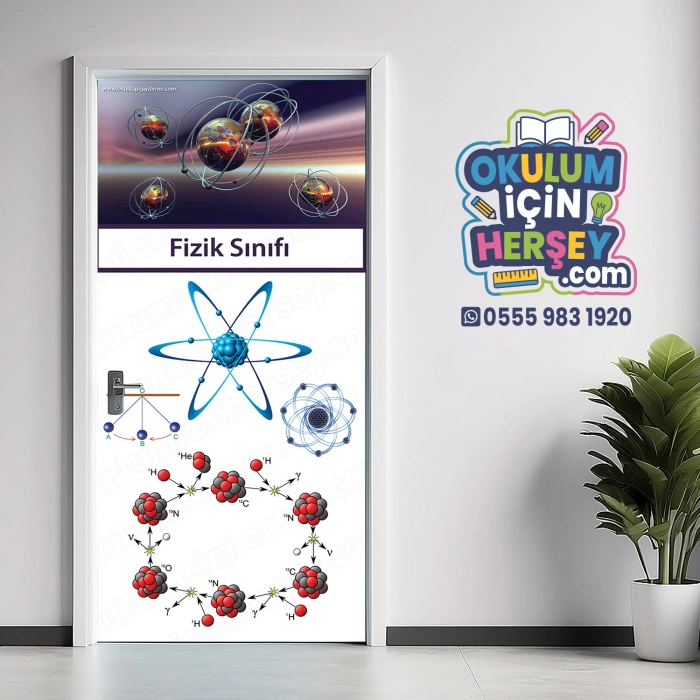 Fizik Sınıfı Kapı Giydirme 01