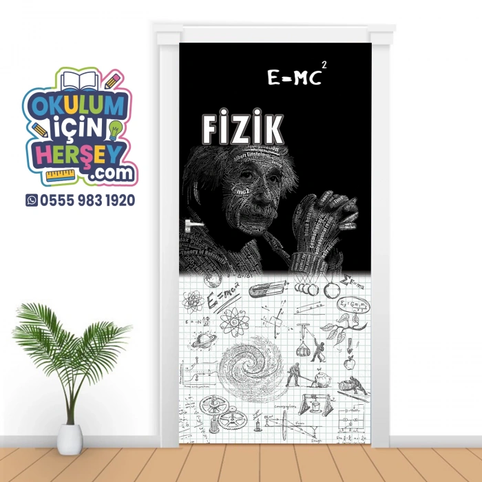 Fizik Sınıfı Kapı Giydirme 05