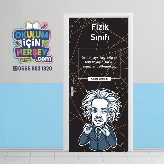 Fizik Sınıfı Kapı Giydirme 07