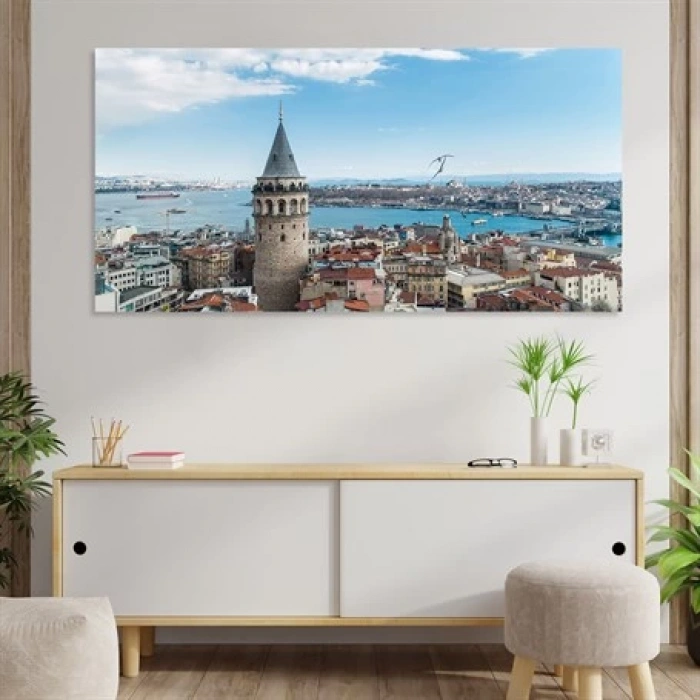 Galata Kulesi Kanvas Tablo
