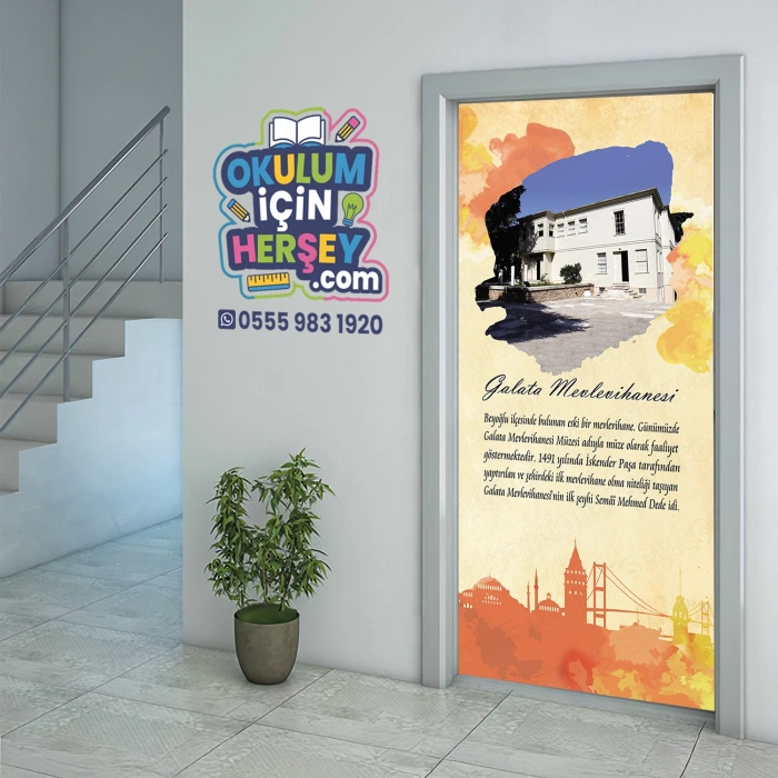 Galata Mevlevi hanesi Kapı Giydirme 33