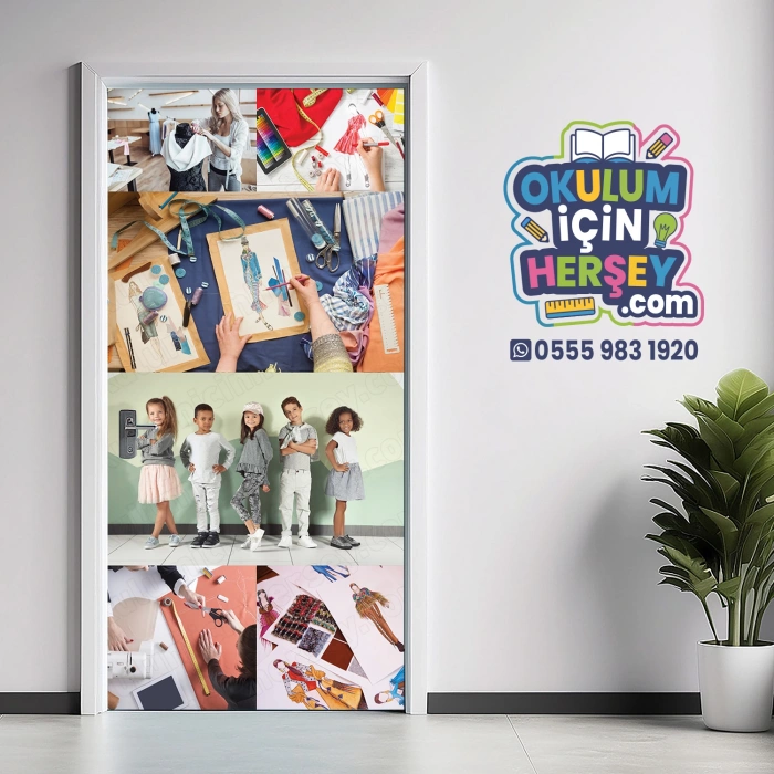 Giyim Moda Tasarım Kapı Giydirme 06