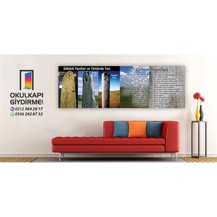 Göktürk Yazıtları ve Türklerde Yazı Duvar Giydirme10