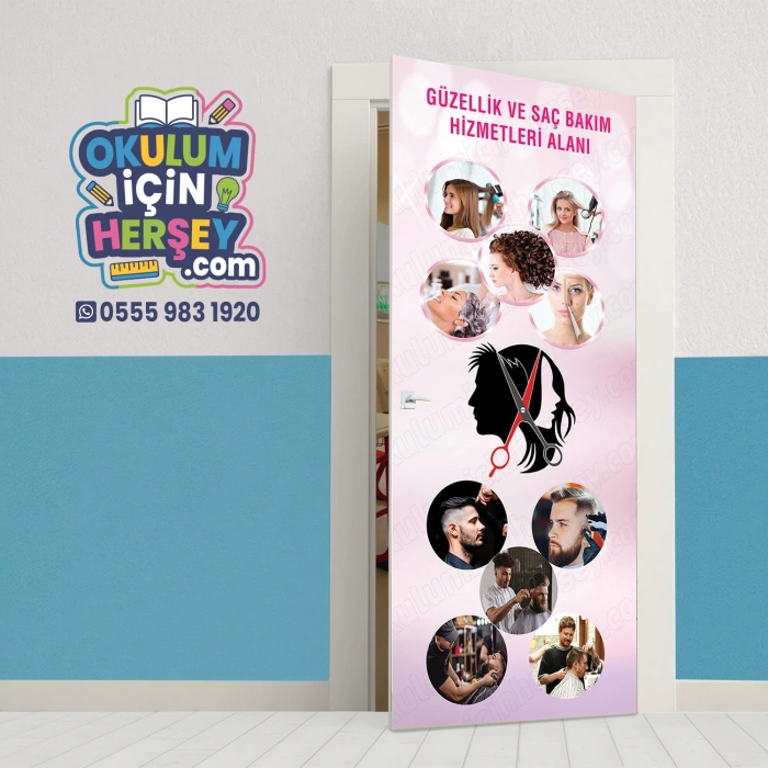 Güzellik ve Saç Bakım Hizmetleri Kapı Giydirme 07