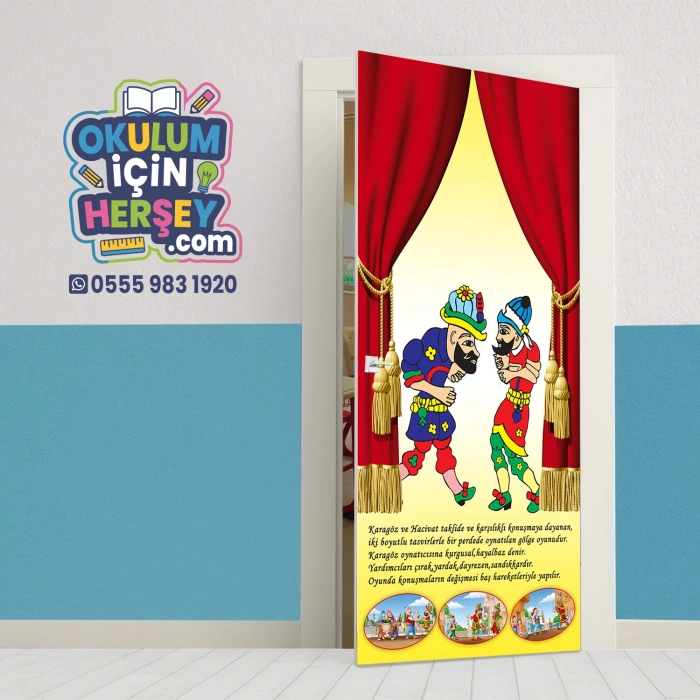 Hacivat Karagöz Kapı Giydirme 09