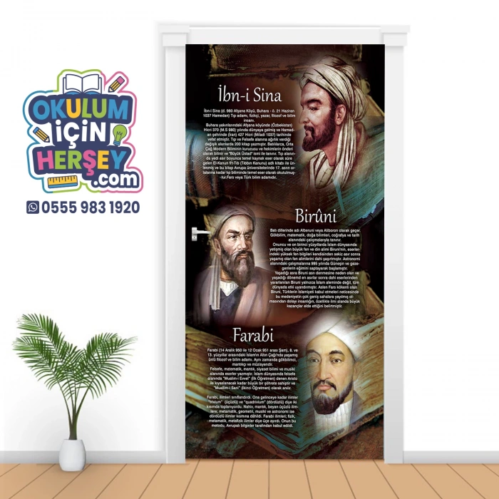 İbni Sina Bilim İnsanları Kapı Giydirme 51