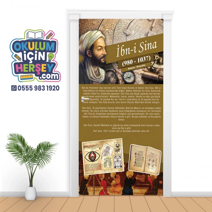 İbni Sina Bilim İnsanları Kapı Giydirme 86