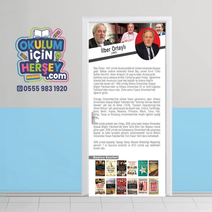 İlber Ortaylı Bilim İnsanları Kapı Giydirme 78