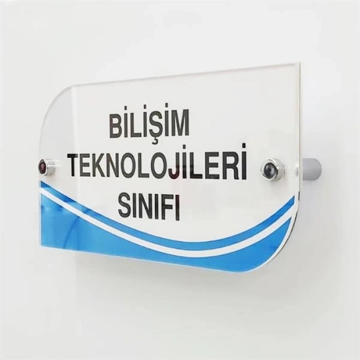 İlkokul/Ortaokul Pleksi Kapı İsimliği P KİS 05