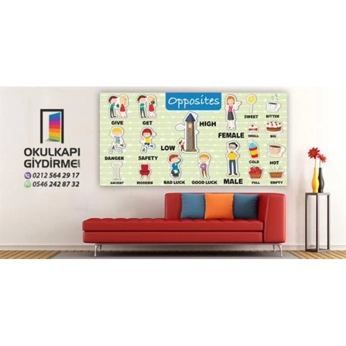 İngilizce Duvar Giydirme 01