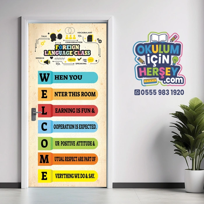 İngilizce Kapı Giydirme 55