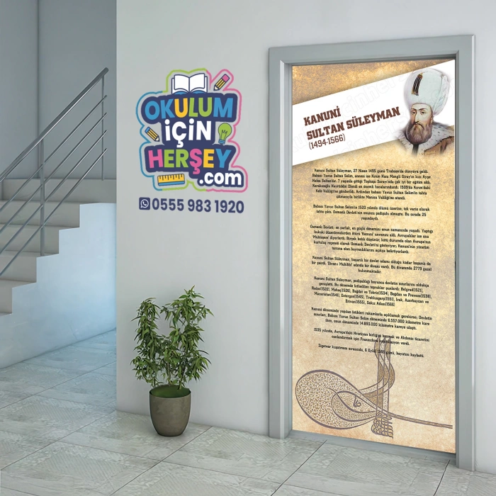 Kanuni Sultan Süleyman Kapı Giydirme 34