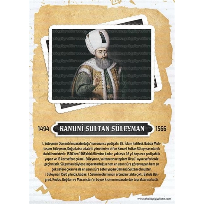 Kanuni Sultan Süleyman P ÜTB 14