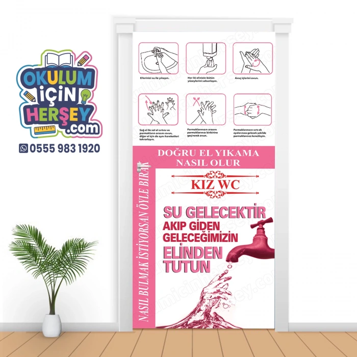 Kız WC Kapı Giydirme 89