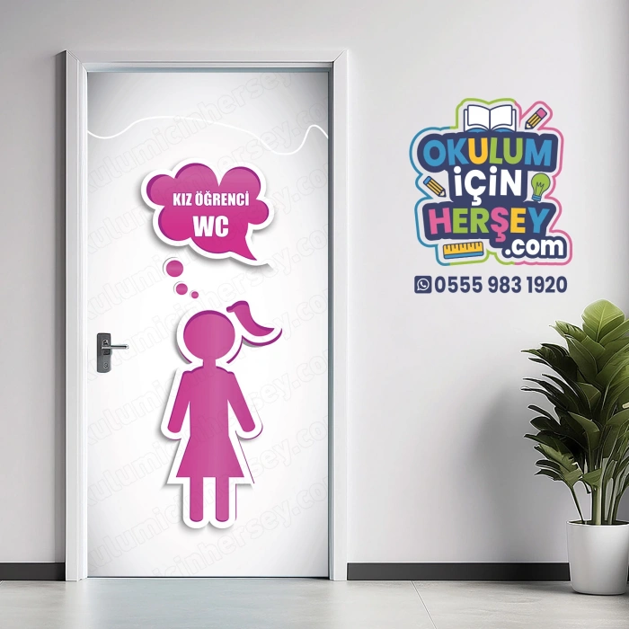 Kız WC Kapı Giydirme 91