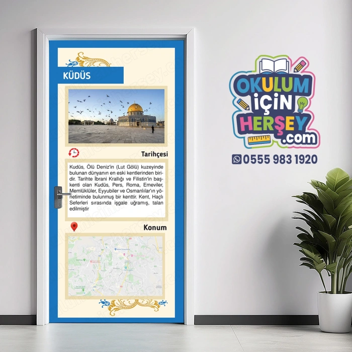 Kudüs Şehri Kapı Giydirme 28