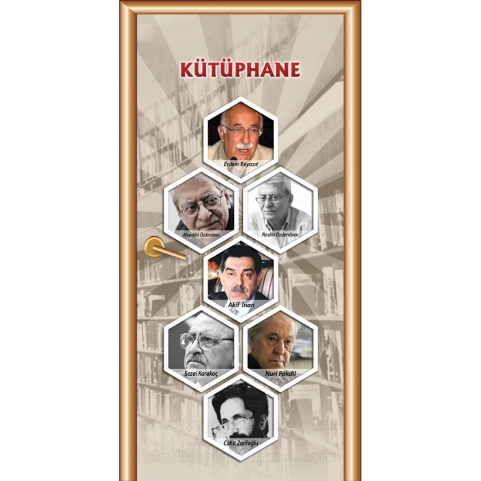 Kütüphane Kapı Giydirme 02