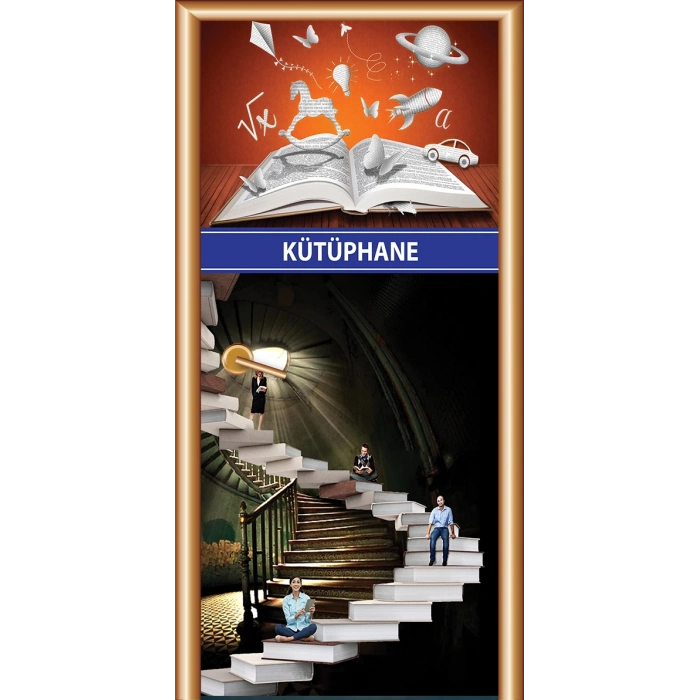 Kütüphane Kapı Giydirme 08