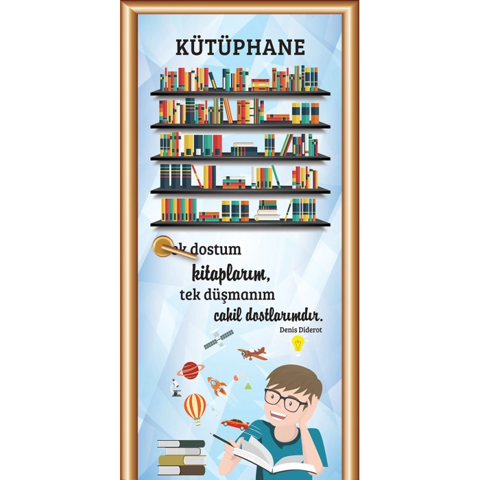 Kütüphane Kapı Giydirme 10