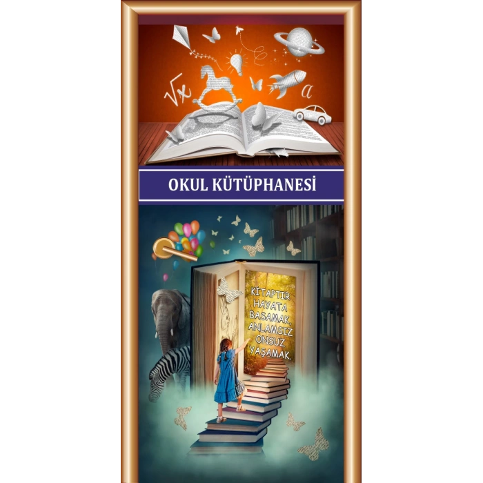 Kütüphane Kapı Giydirme 14