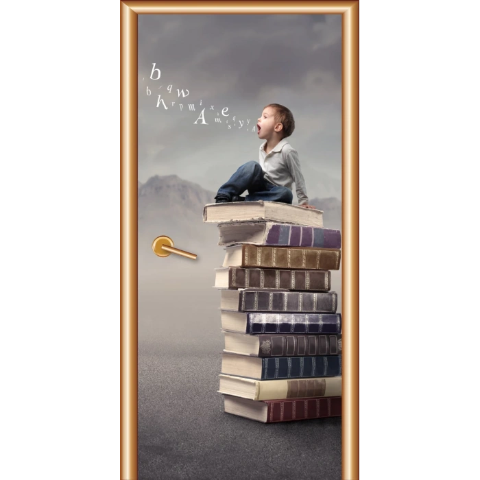 Kütüphane Kapı Giydirme 15