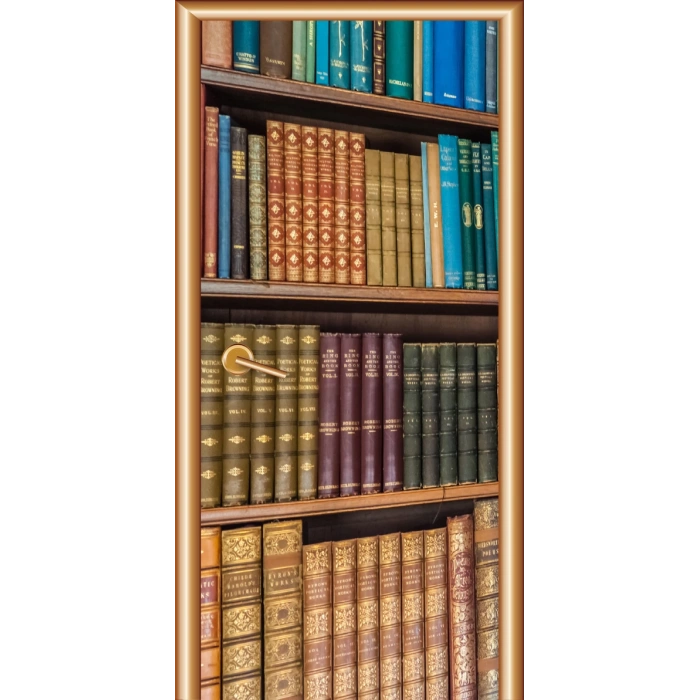 Kütüphane Kapı Giydirme 18