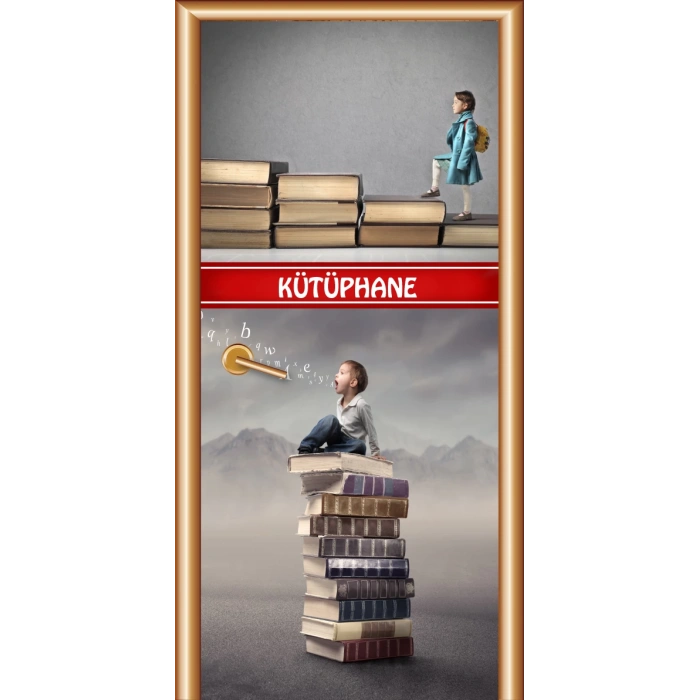 Kütüphane Kapı Giydirme 21