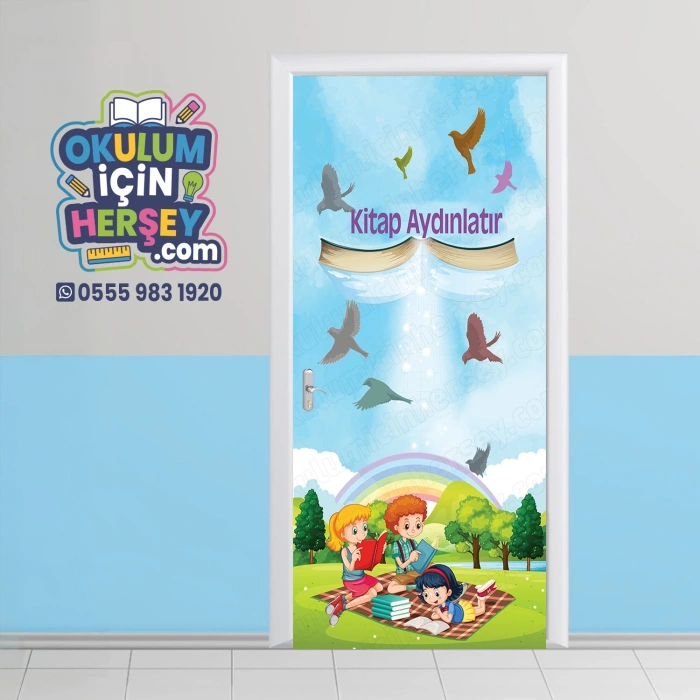 Kütüphane Kapı Giydirme 27