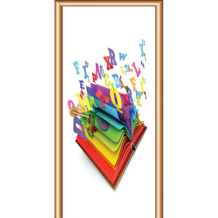 Kütüphane Kapı Giydirme 32