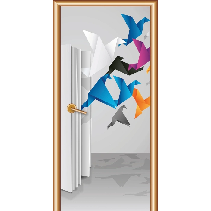 Kütüphane Kapı Giydirme 33