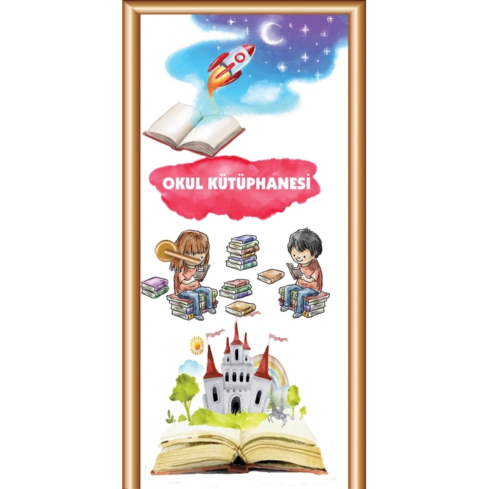 Kütüphane Kapı Giydirme 35