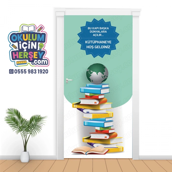 Kütüphane Kapı Giydirme 41