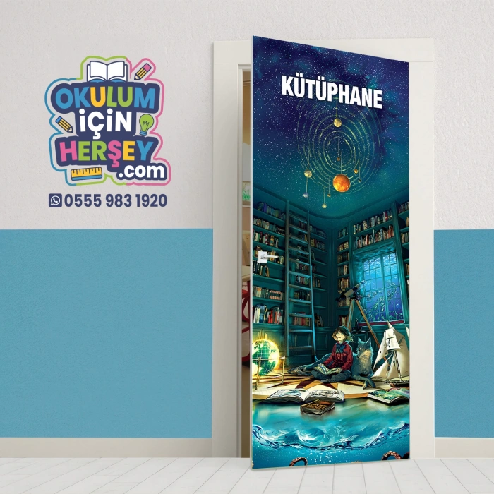 Kütüphane Kapı Giydirme 42