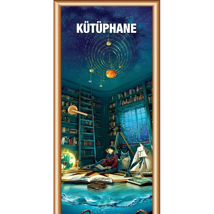 Kütüphane Kapı Giydirme 42