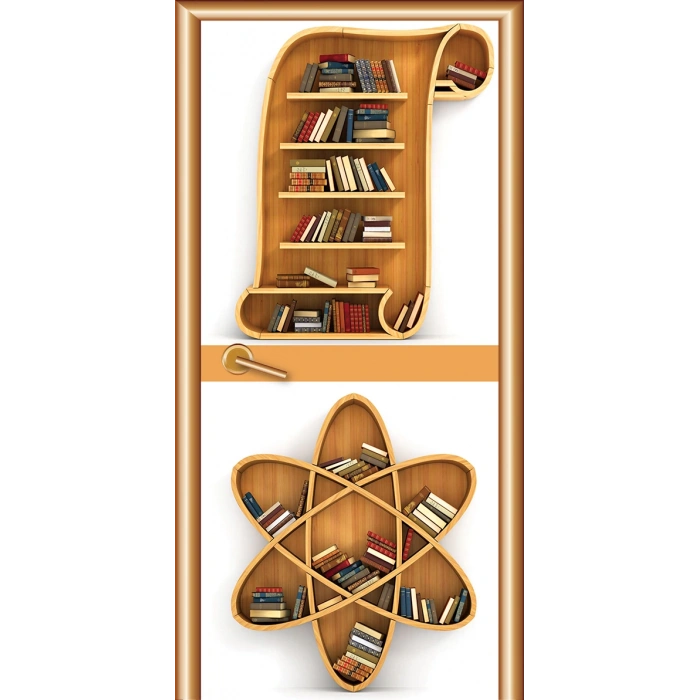 Kütüphane Kapı Giydirme 49