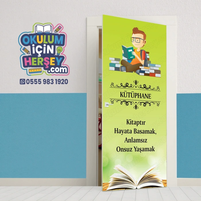 Kütüphane Kapı Giydirme 52