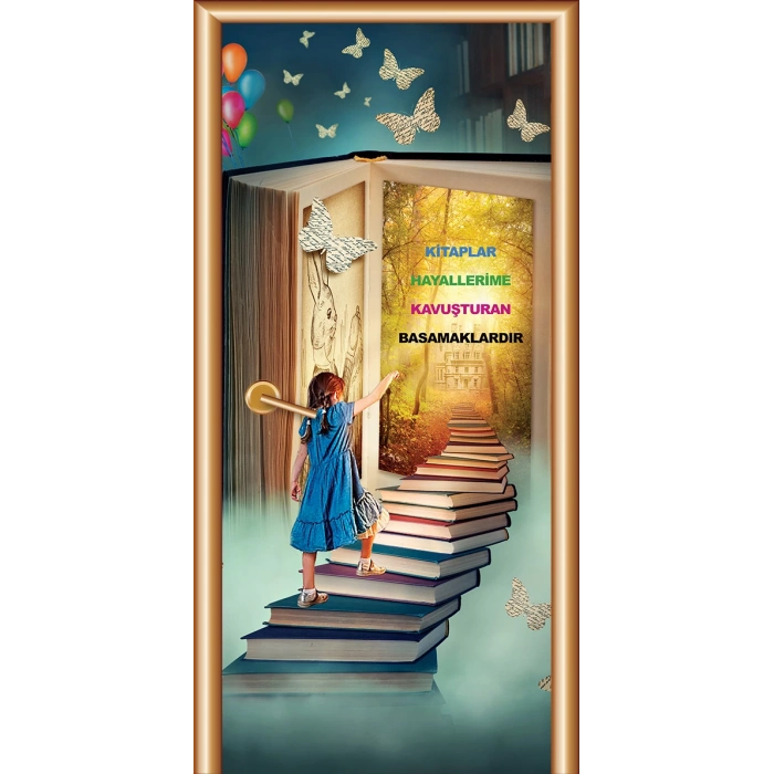 Kütüphane Kapı Giydirme 58