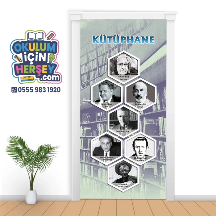 Kütüphane Kapı Giydirme 61