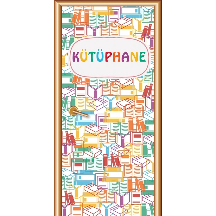 Kütüphane Kapı Giydirme 63