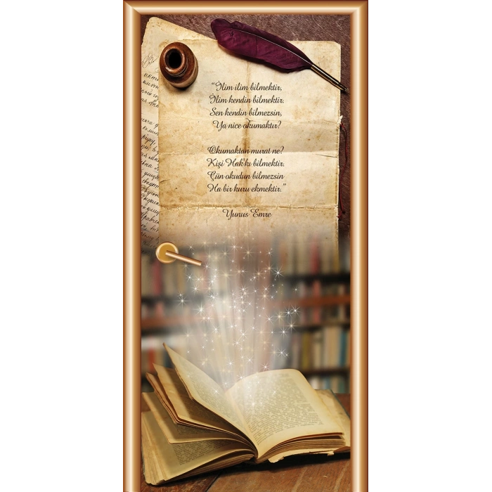 Kütüphane Kapı Giydirme 70