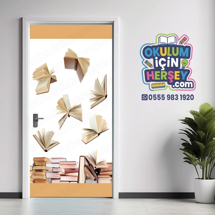 Kütüphane Kapı Giydirme 71