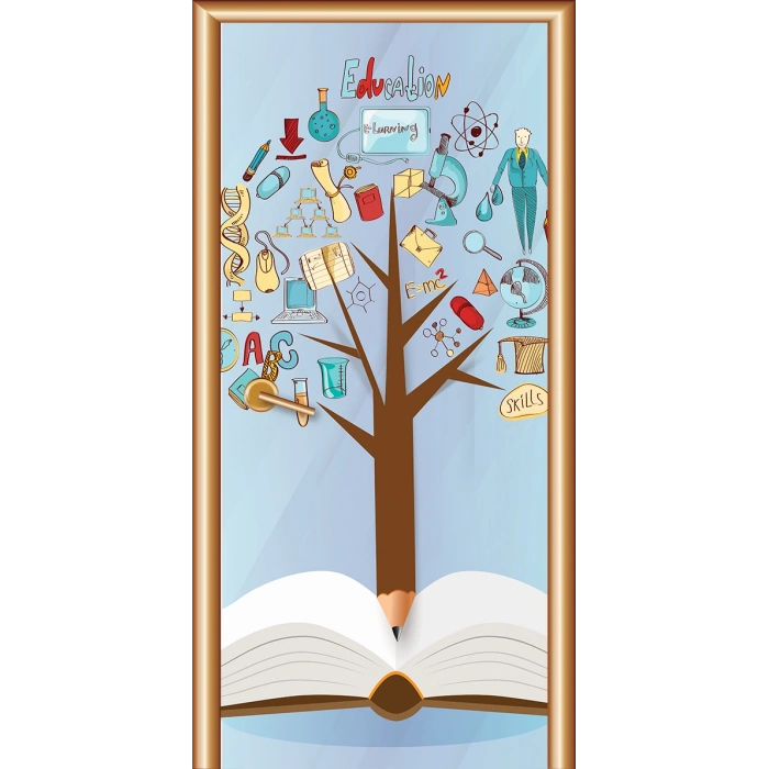 Kütüphane Kapı Giydirme 72