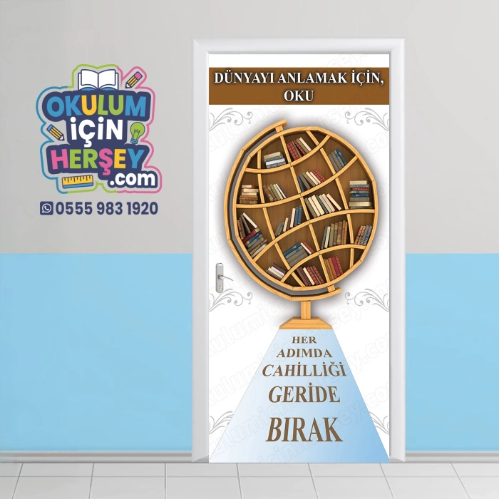 Kütüphane Kapı Giydirme 73