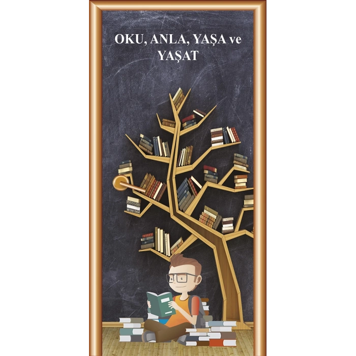 Kütüphane Kapı Giydirme 77