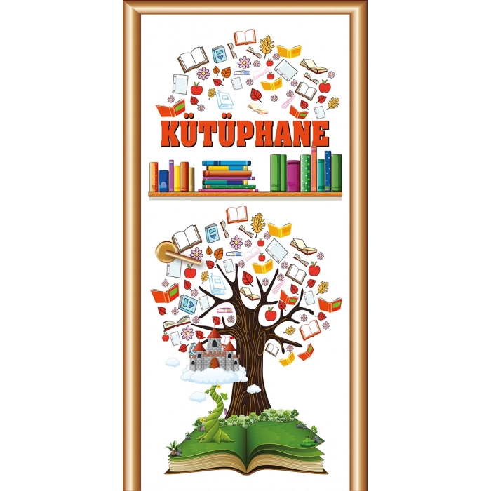 Kütüphane Kapı Giydirme 78