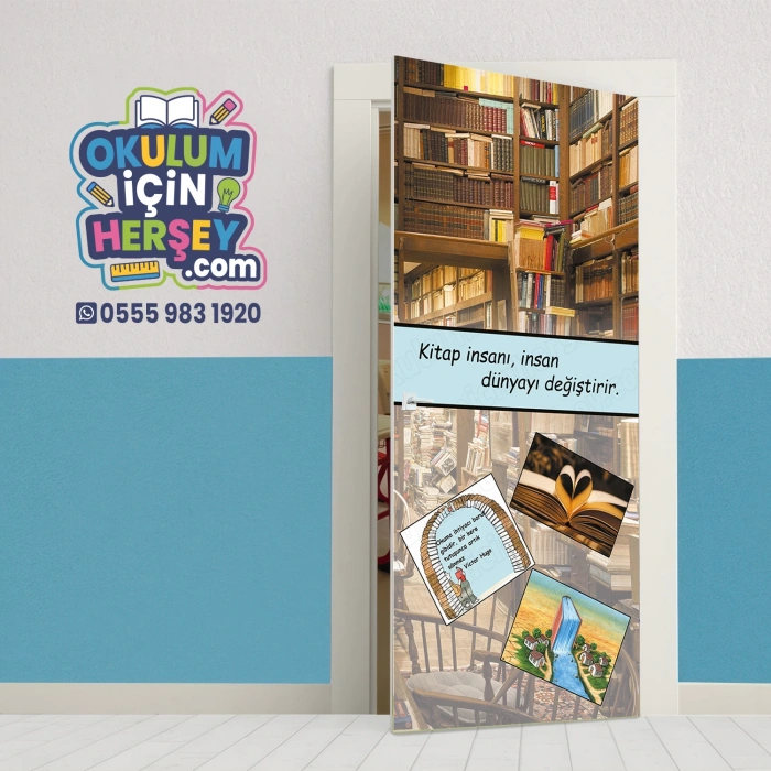 Kütüphane Kapı Giydirme 79