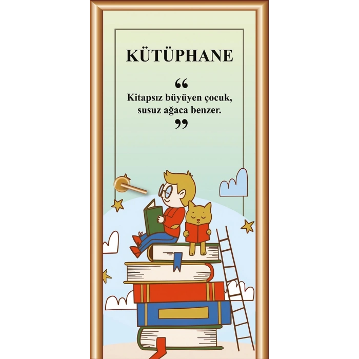 Kütüphane Kapı Giydirme 80